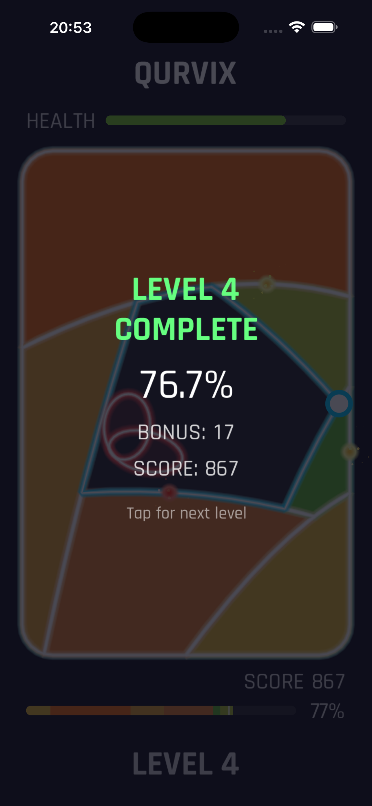 Level 4 complete